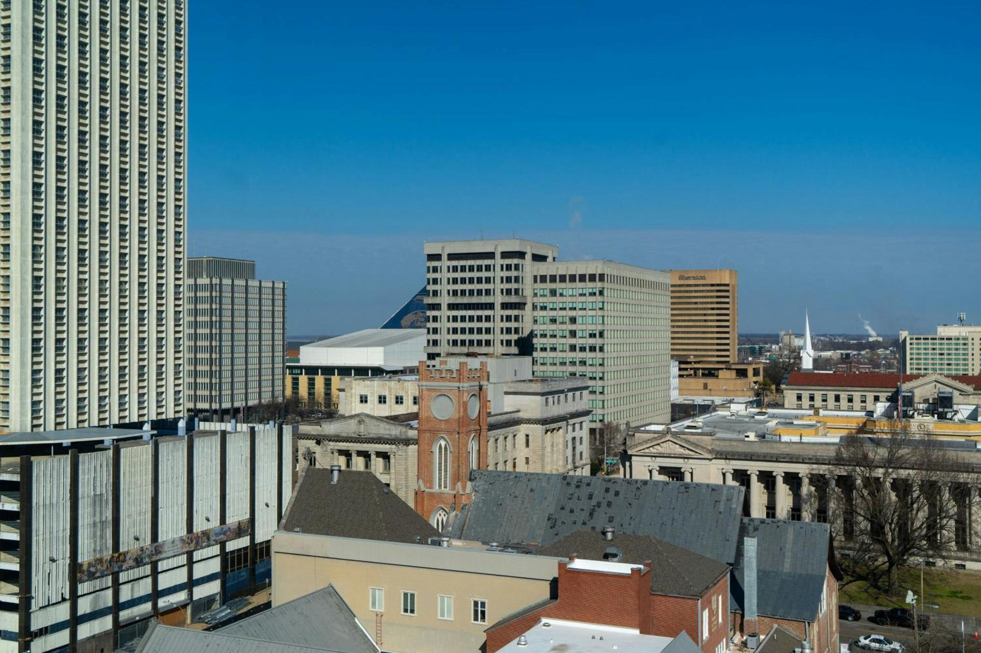 Aloft Memphis Downtown Hotel Exterior foto