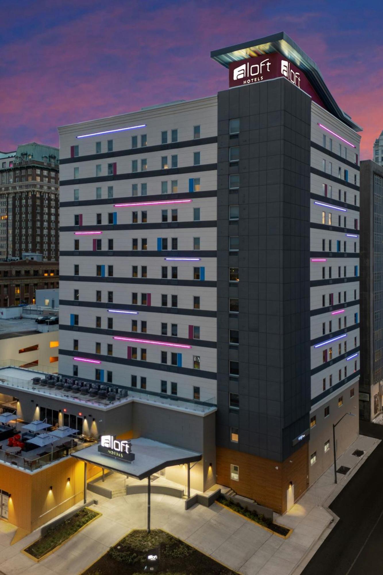 Aloft Memphis Downtown Hotel Exterior foto